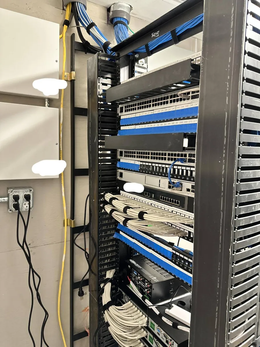 Business network design structured cabling installation Brevard County Melbourne FL
