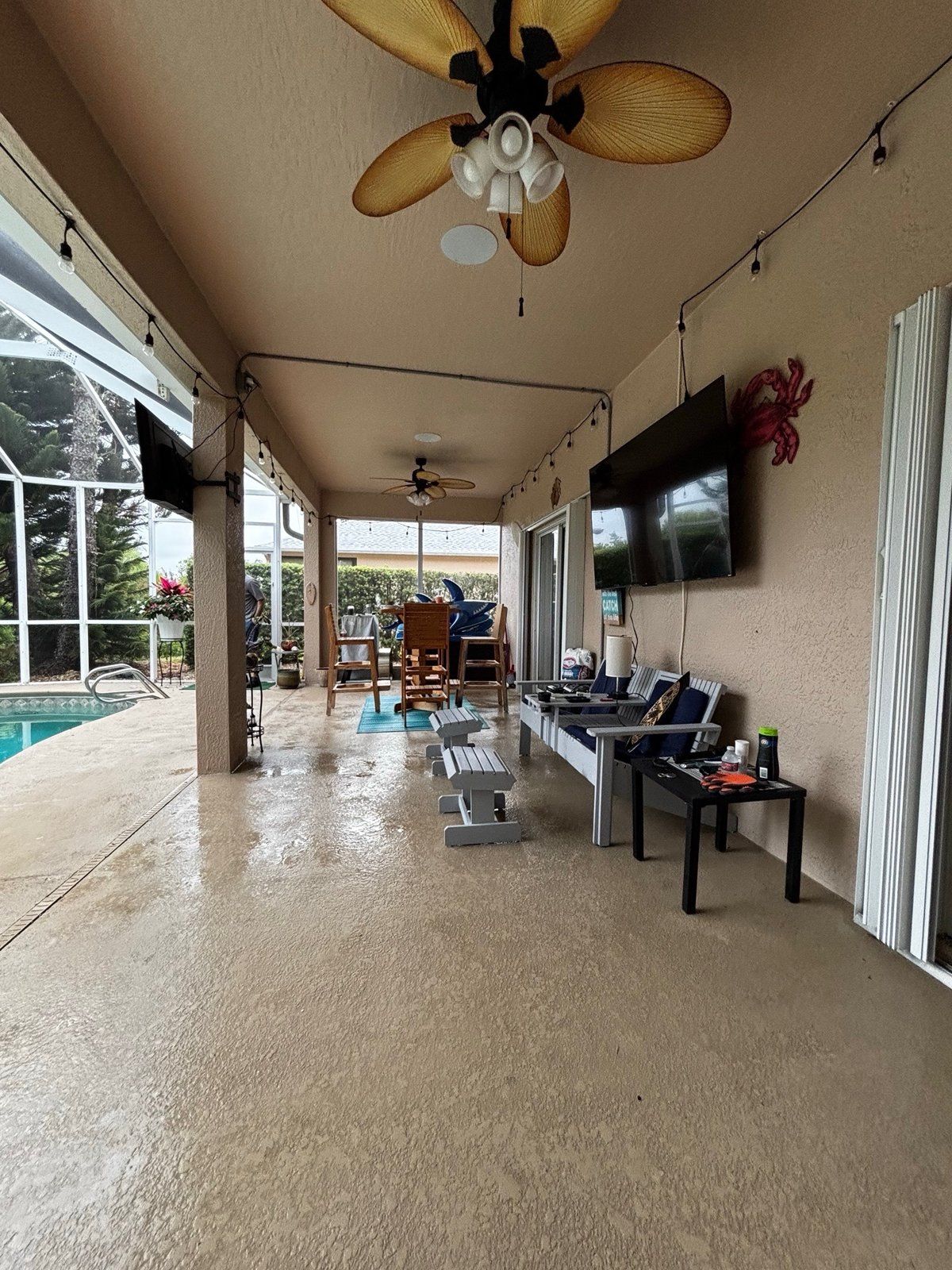 Home theater and AV equipment installation in a Brevard County home by The Electpros